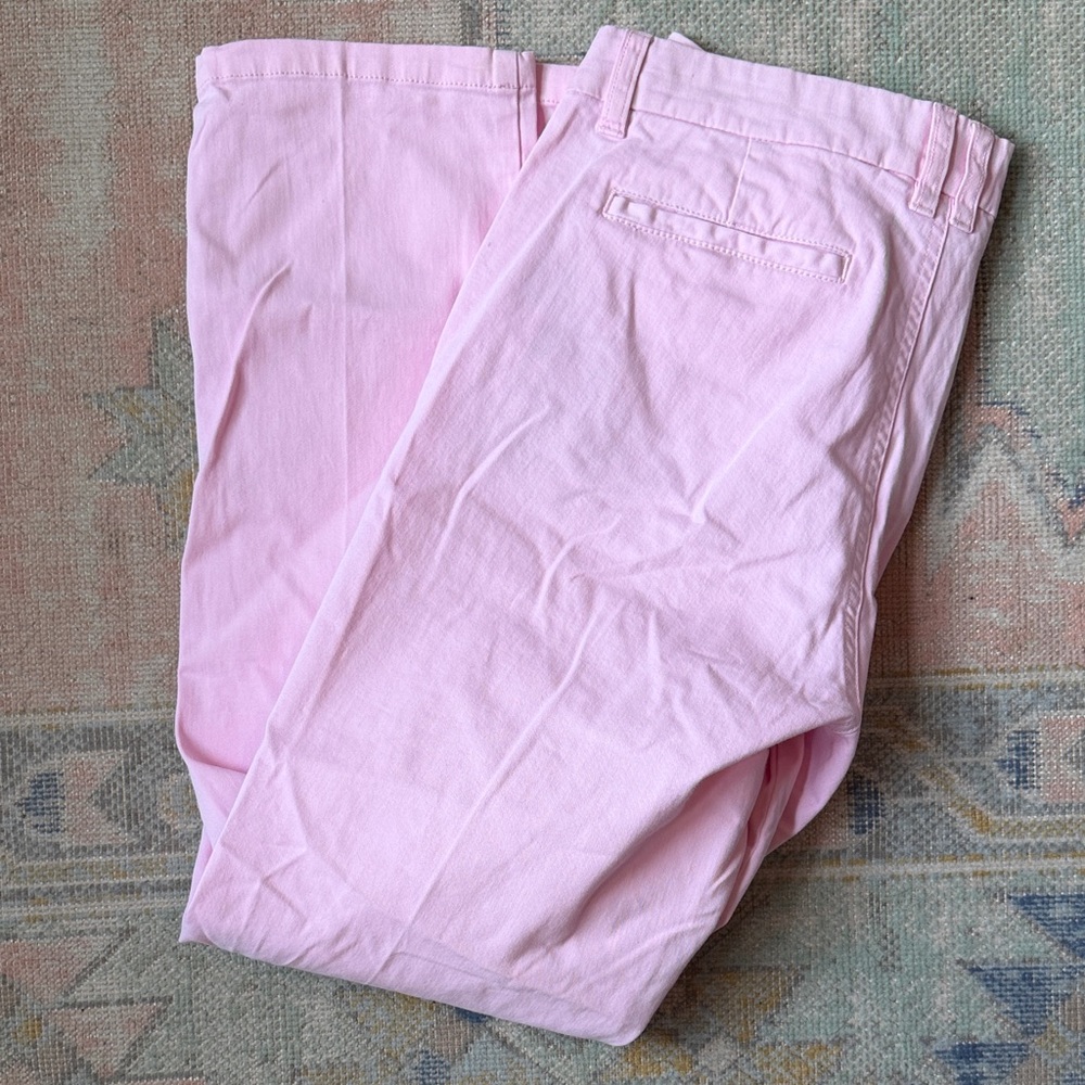 Joules Women Slim Chino Pants in Pale Pink US 8 - Picture 5 of 7